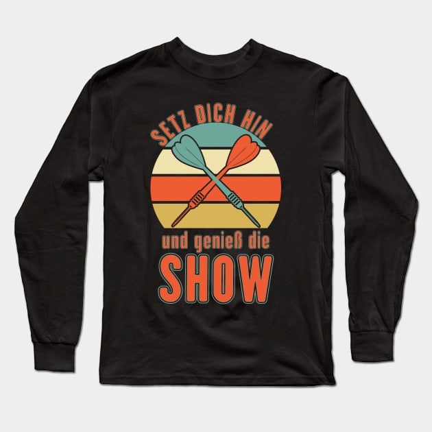 dart Darth 180 show genießen dartshow Long Sleeve T-Shirt by Whiteblackfish 